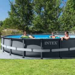 Piscine Tubulaire Ronde Intex Ultra XTR Frame 6,10 X 1,22 M -Raviday Piscine 26334gn kit piscine ultra xtr ronde