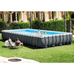 Piscine Tubulaire Rectangulaire Intex Ultra XTR 9,75 X 4,88 X 1,32 M 10 Piscine Tubulaire Rectangulaire Intex Ultra XTR 9,75 X 4,88 X 1,32 M -Raviday Piscine 26374gn raviday piscine tubulaire intex ronde ultra xtr 9 75 x 4 88 x 1 32 m ambiance