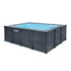 Piscine Tubulaire Rectangulaire Intex Graphite 4 X 3 X 1,24 M -Raviday Piscine 26396gn fondblanc 2 min