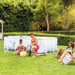 Piscine Tubulaire Rectangulaire Intex Chevron 4 X 2 X 1 M 15 Piscine Tubulaire Rectangulaire Intex Chevron 4 X 2 X 1 M -Raviday Piscine 26780np piscine tubulaire rectangulaire intex chevron 4 2 1 m installation