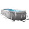 Piscine Tubulaire Ovale Intex Prism Frame 6,10 X 3,05 X 1,22 M -Raviday Piscine 26798np piscine tubulaire intex prism frame ovale 610 305 122 m