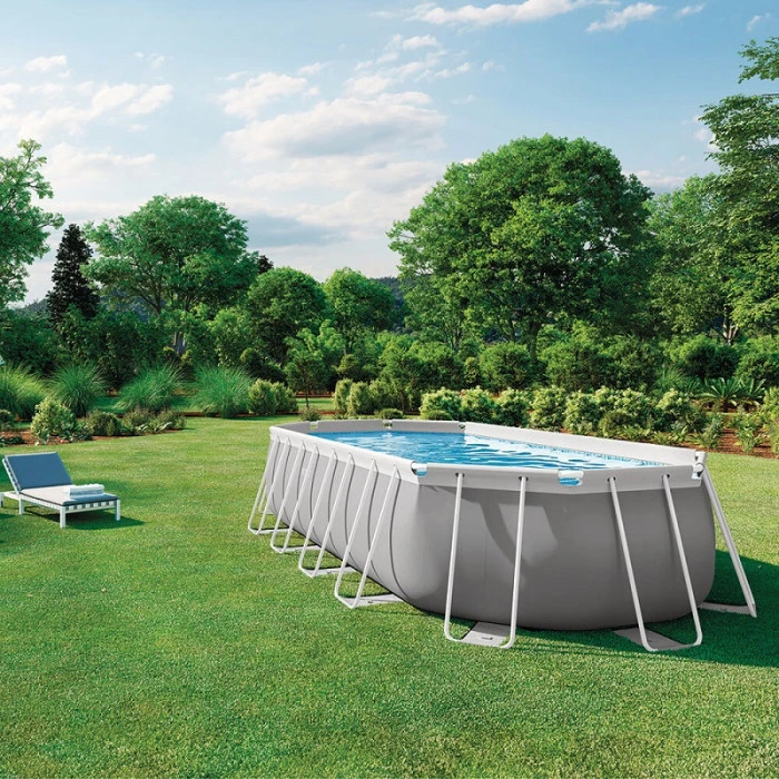 Piscine Tubulaire Ovale Intex Prism Frame 6,10 X 3,05 X 1,22 M 4 Piscine Tubulaire Ovale Intex Prism Frame 6,10 X 3,05 X 1,22 M – Image 2