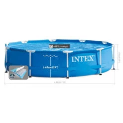 Piscine Tubulaire Intex Metal Frame 3,05 X 0,76 M + Épurateur 1 M³/h 11 Piscine Tubulaire Intex Metal Frame 3,05 X 0,76 M + Épurateur 1 M³/h -Raviday Piscine 28202np piscine metalframe pool 3 05 x 0 76 m epurateur intex dimensions