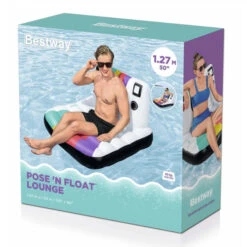 Fauteuil Gonflable Bestway Polaroid -Raviday Piscine 43656 siege gonflable bestway polaroid packaging