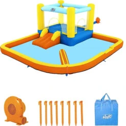 Aire De Jeux Bestway Beach Bounce (soufflerie En Continu) -Raviday Piscine 53381 pack complet min