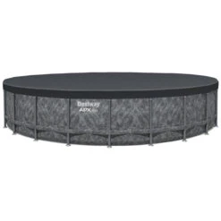 Piscine Tubulaire Ronde Bestway APX 365 6,71 X 1,32 M + Filtration + Accessoires -Raviday Piscine 561jz piscine tubulaire ronde bestway apx 365 671 132 couverture