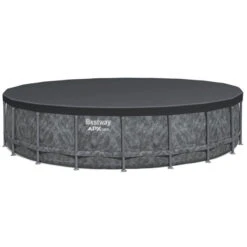 Piscine Tubulaire Ronde Bestway APX 365 6,10 X 1,32 M + Filtration + Accessoires -Raviday Piscine 561ke piscine tubulaire ronde bestway apx 365 610 132 couverture