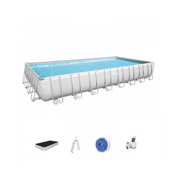 Piscine Tubulaire Rectangulaire Bestway Power Steel™ 9,56 X 4,88 X 1,32 M 5 Piscine Tubulaire Rectangulaire Bestway Power Steel™ 9,56 X 4,88 X 1,32 M – Image 3
