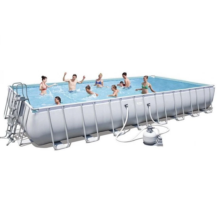 Piscine Tubulaire Rectangulaire Bestway Power Steel™ 9,56 X 4,88 X 1,32 M 4 Piscine Tubulaire Rectangulaire Bestway Power Steel™ 9,56 X 4,88 X 1,32 M – Image 2