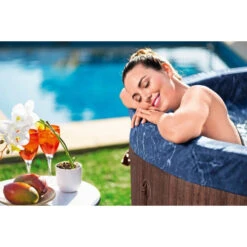 Spa Semi-rigide Bestway Lay-Z-Spa TORONTO Smart Airjet 7 Places -Raviday Piscine 6001w spa semi rigide bestway lay z spa toronto smart airjet 7 places detente 2 1