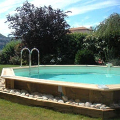 Piscine En Bois Octogonale Ubbink Océa 5,80 X 1,30 M - Liner Beige 10 Piscine En Bois Octogonale Ubbink Océa 5,80 X 1,30 M - Liner Beige -Raviday Piscine 7504510 piscine bois octogonale ubbink ocea 580 beige ambiance 3