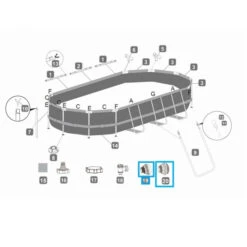 Kit Pré Filtre D’entrée / Sortie Pour Piscine Bestway (tout Type) 10 Kit Pré Filtre D’entrée / Sortie Pour Piscine Bestway (tout Type) -Raviday Piscine 7656 kit pre filtre dentree sortie tous types de piscines autoportantes et tubulaires 1