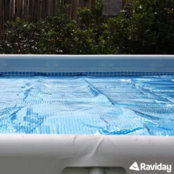 Bâche à Bulles Pour Piscine Ronde Intex Ø 3,66 M -Raviday Piscine bache bulles intex raviday 1