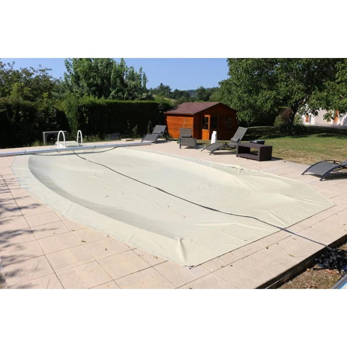 Couverture De Sécurité 4 Saisons Cov'Top - Piscine Entre 2 X 4 M Et 2,5 X 5 M - Beige 4 Couverture De Sécurité 4 Saisons Cov'Top - Piscine Entre 2 X 4 M Et 2,5 X 5 M - Beige – Image 2