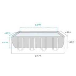 Devant -Raviday Piscine dimensions piscine tubulaire rectangulaire intex ultra xtr 26374gn 1