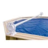 Enrouleur De Bâche à Bulles Pour Piscine En Bois Ubbink Luxe -Raviday Piscine enrouleur luxe ubbink piscine b che
