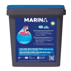 Galets 200g De Chlore Marina Pour Piscine > 25 M³ - 5 Kg