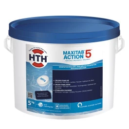 HTH Maxitab Action 5 - Galets De Chlore Stabilisé 5kg 3 HTH Maxitab Action 5 - Galets De Chlore Stabilisé 5kg