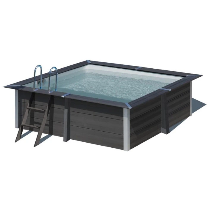 GRE Piscine Carrée Composite Gré Avantgarde - 3,26 X 3,26 X 0,96 M