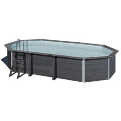 GRE Piscine Ovale Composite Gré Avantgarde - 6,64 X 3,86 X 1,24 M