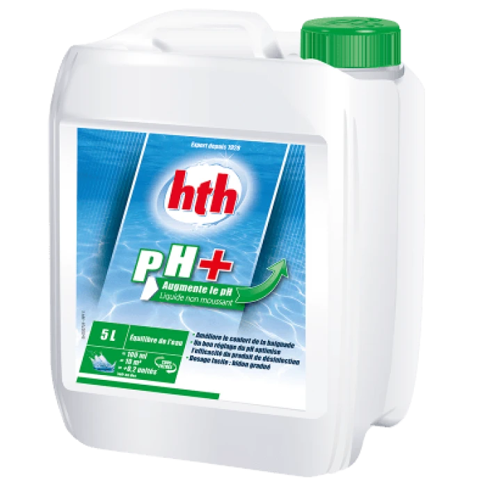 HTH PH Plus - PH Plus Liquide 5L 4 HTH PH Plus - PH Plus Liquide 5L – Image 2