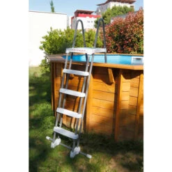 Piscine En Bois Octogonale Ubbink Sunwater All In ONE 360 14 Piscine En Bois Octogonale Ubbink Sunwater All In ONE 360 -Raviday Piscine piscine sunwater all in one 360 ambiance ubbink echelle amovible protection enfant 5