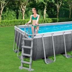 Piscine Tubulaire Rectangulaire Bestway Power Steel 4,12 X 2,01 X 1,22 Aspect Résine -Raviday Piscine piscine tubulaire rectangulaire bestway power steel 412 201 122 3 1