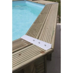 Piscine En Bois Octogonale Ubbink Azura 4,90 X 3,55 X 1,30 M - Liner Bleu -Raviday Piscine piscine ubbink azura 490 355 130 bleu 5