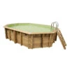 Piscine En Bois Octogonale Ubbink Azura 6,10 X 4 X 1,20 M - Liner Beige -Raviday Piscine piscine ubbink azura 610 400 120 beige