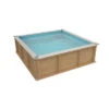 Piscinette Pistoche En Bois Pour Enfants 2 X 2 M -Raviday Piscine piscinette hors sol en bois pour enfants pistoche 2 x 2 m 4