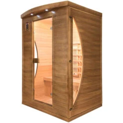 Sauna Infrarouge France Sauna SPECTRA - 2 Places -Raviday Piscine sn spectra03r sauna infrarouge france sauna spectra 2places profil droit