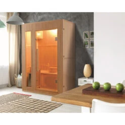 Sauna Traditionnel France Sauna ZEN - 2 Places -Raviday Piscine sn zen2pk sauna vapeur france sauna zen 2 places ambiance