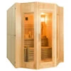 Sauna Traditionnel France Sauna ZEN - 4 Places -Raviday Piscine sn zen4pk sauna vapeur france sauna zen 4places